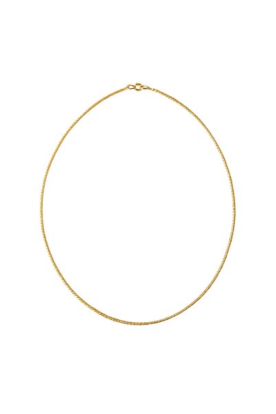 neslyaccessories Kayısı Gold Işıltılı Tel Choker