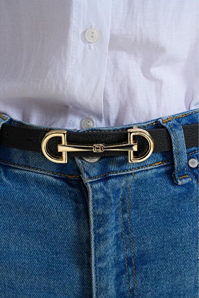 Descoin Uzun Tokalı İnce Kadın Kemeri, Ceket Kemeri, Gömlek Kemeri, Elbise Ke...