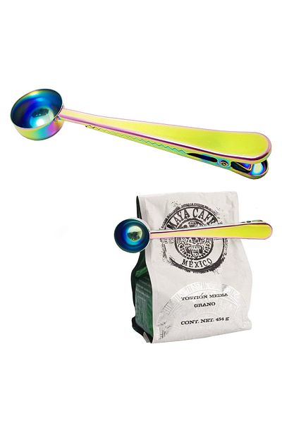 Weather Forecast Colorful Steel Coffee Measuring Spoon and Gin108Ml Pac Set