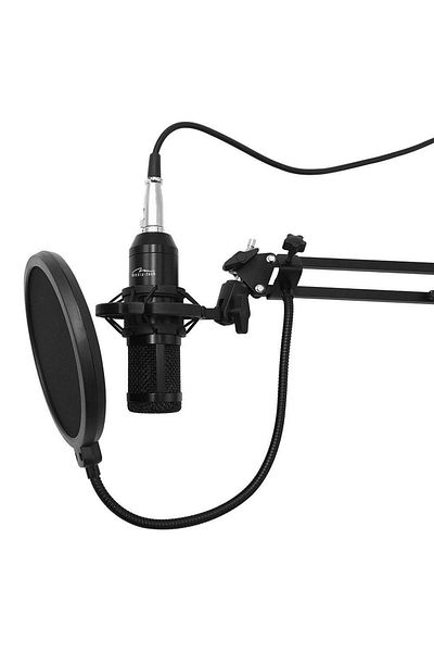 Mediatech Microfon de streaming Media-Tech, Negru