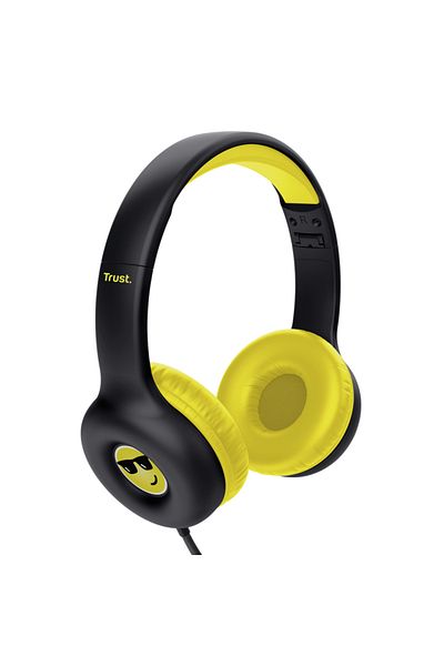 Trust Casti Trust Nouna Kids, Jack 3.5mm, Stereo 2.0 (Negru/Galben)