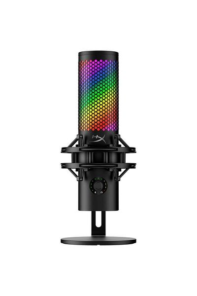 HP Microfon gaming HyperX QuadCast 2 S pentru Streamers/Content Creators, cardioid, USB-C