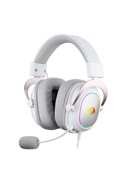 REDRAGON Casti Gaming Redragon ZeusX 7.1 albe iluminare RGB (Alb)