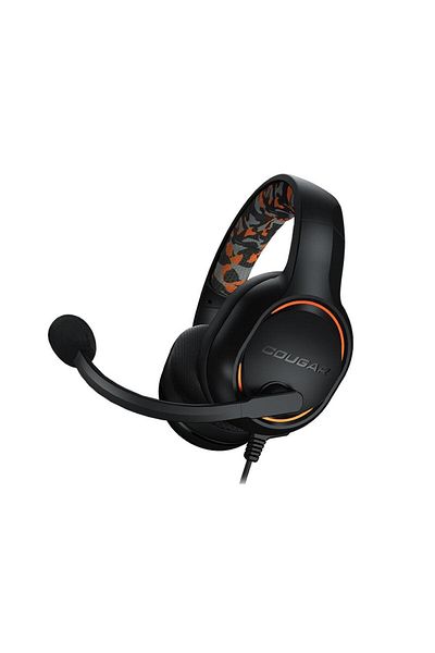 Cougar Cougar DIVE Gaming Headset, Stereo, 3.5mm Jack, Microphone (Black/Orange)
