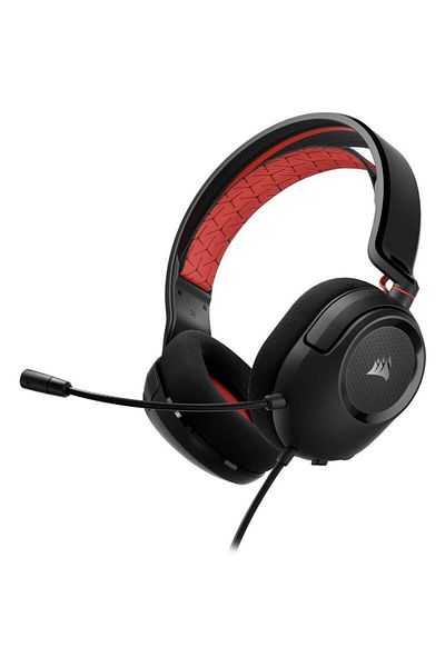 Corsair Casti gaming Corsair HS35 v2, Cu brad, Microfon (Negru/Rosu)