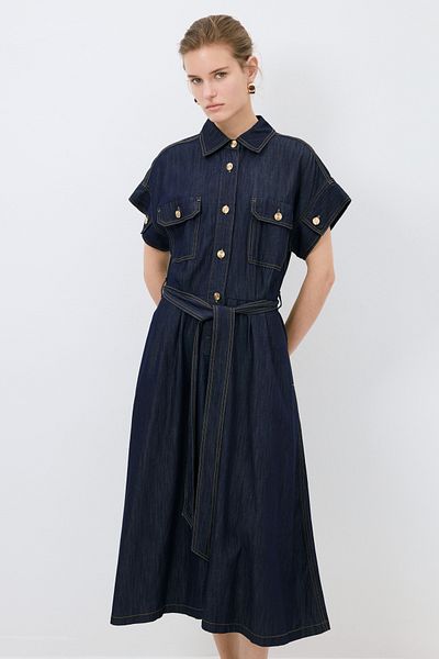 adL Jean Shirt Dress