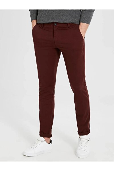 LC Waikiki LCWAIKIKI Classic Bordo Chino Pantolon