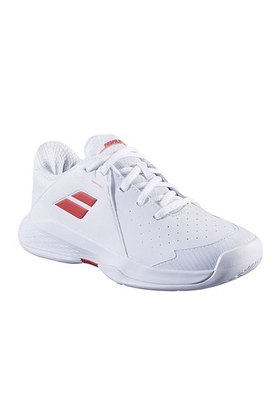 BABOLAT حذاء تنس Propulse Junior 3 AC Girl Girl أبيض للأطفال حذاء تنس للفتيات