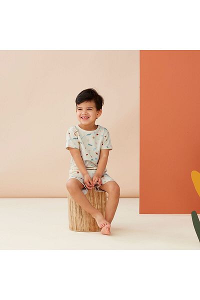 ergopouch Australia Organic Cotton 2 Piece Short Pajamas (0.2 Tog)