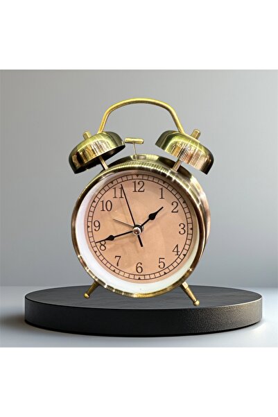 BOXMONİ Çelik Alarmlı Masa Çalar Saati
