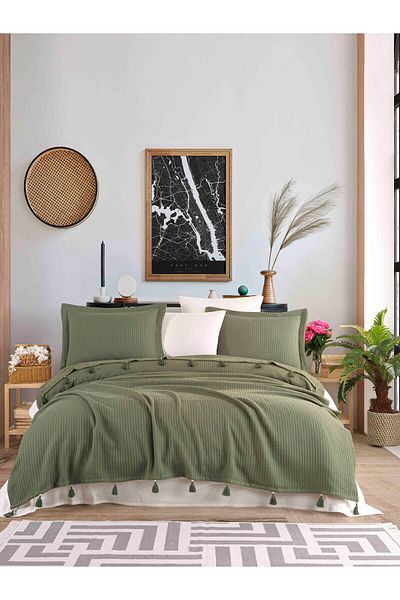 Marka 100% Cotton Luxury Pique Set % Green