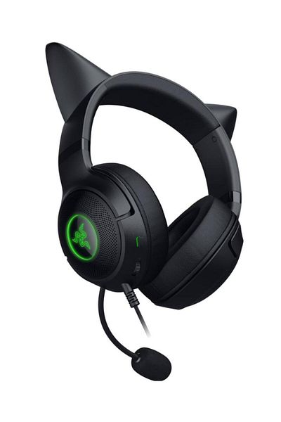 RAZER Casti gaming Razer Kraken Kitty V2, USB Type A (negru)