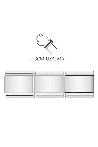 Takı Dükkanı +3Cm Extension Steel Bracelet Charm Extend Your Bracelet by 3cm! Scb37