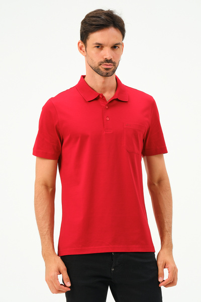 MSW Κοντομάνικο Mercerized Regular ανδρικό μπλουζάκι με λαιμόκοψη