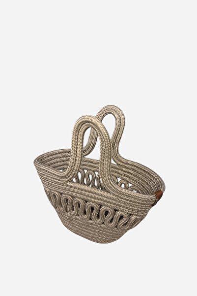 MaVaux Παιδική τσάντα παραλίας με μοτίβο από ψάθινη εμφάνιση Mara