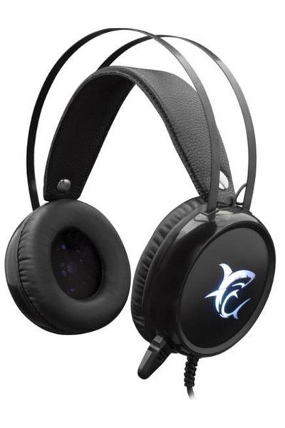 white shark White Shark GH-1947 MARGAY gaming headset, 3.5mm jack, LED lighting (Black)