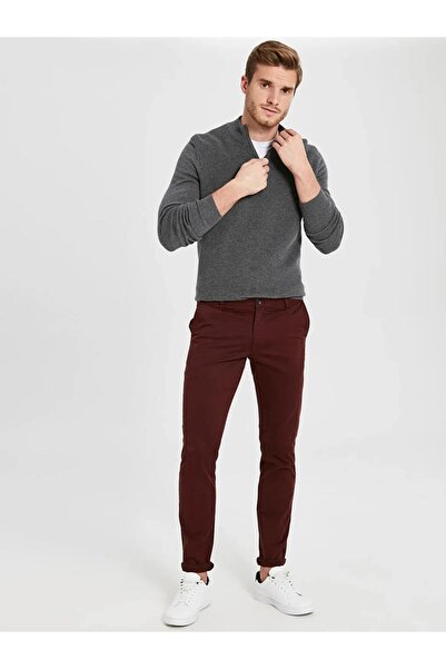 LC Waikiki LCWAIKIKI Classic Bordo Chino Pantolon