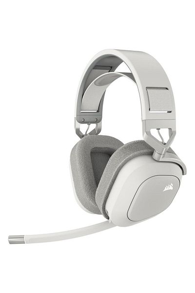 Corsair Casti Gaming Corsair HS80 MAX, Microfon, USB, Wireless (Alb)