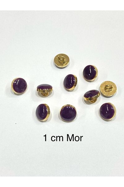 karantuhafiye Purple Metal Blouse Button 1 cm (02729)