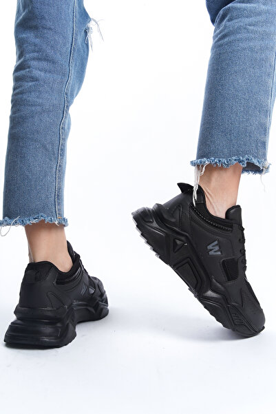 Hvz Kadın Yüksek Taban Günlük Sneaker Ayakkabı