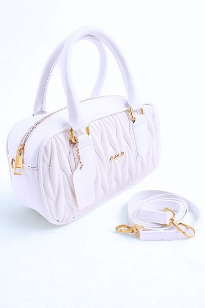 GALB LEATHER Geantă de mână și de umăr pentru femei, broderie, cu 2 compartimente, mărime medie - Design elegant și funcțional