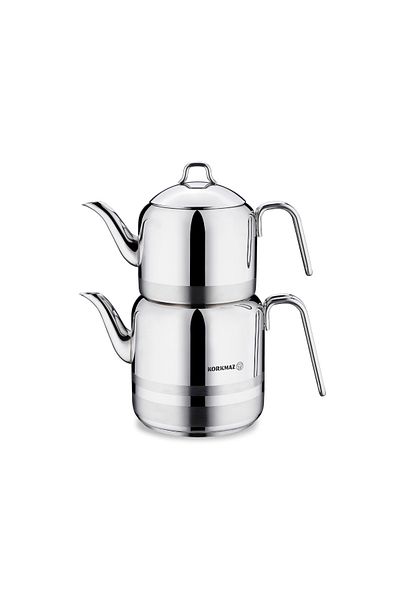 KORKMAZ A112 Astra2 Induction Teapot Set 1.1 Lt / 2.0 Lt