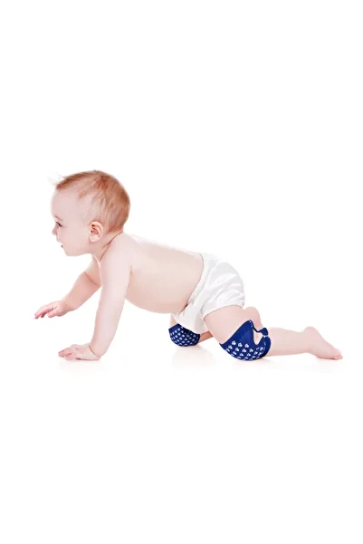 Sevi Bebe Blue Supported Baby Crawling Knee Pad - Art-129