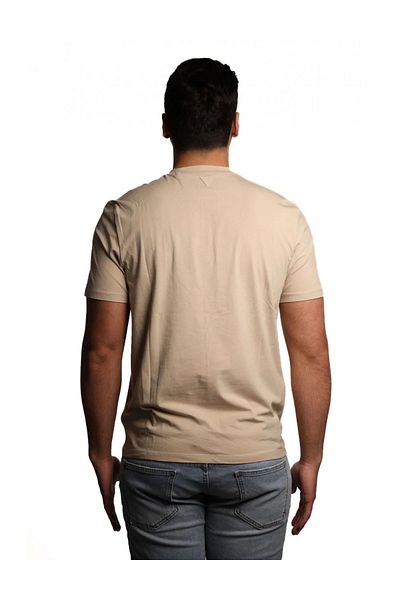 Guess Ανδρικό μπλουζάκι Ss Alphy Μπεζ Z2yi11j1314-g9d0