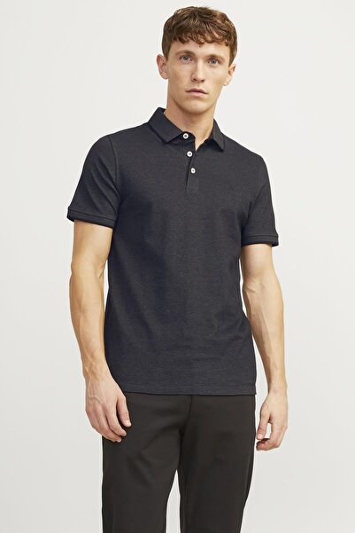 Jack & Jones تي شيرت رجالي بأكمام قصيرة وياقة بولو - بولوس
