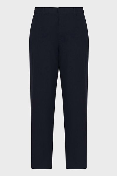 Armani Exchange Cotton Regular Fit Normal Waist Straight Leg Chino Pants Men's Pants
