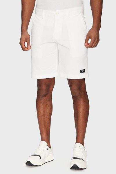 Emporio Armani Stretch Cotton Regular Fit Normal Waist Short Men's Short Em 000591   Af12336 U0002