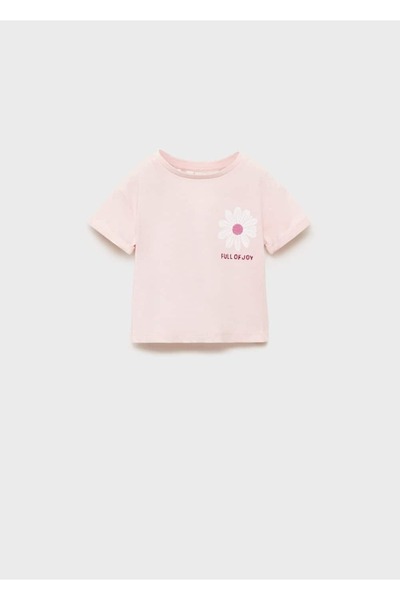 MANGO Baby T-shirt with embroidery detail