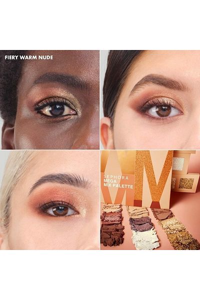 SEPHORA COLLECTION Mega Mix Eyeshadow Palette Fiery Warm Nude 7.3g