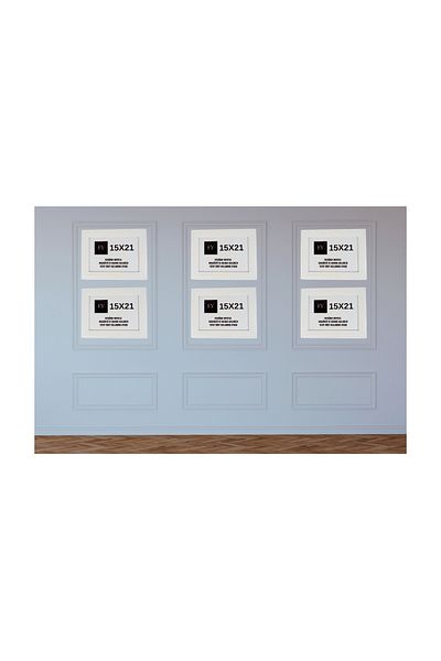 Hometaş Ev Ürünleri 6 Pieces 15X21 A5 Picture Poster Photo Frame Applications That Can Be Hanged on Desk and Wall