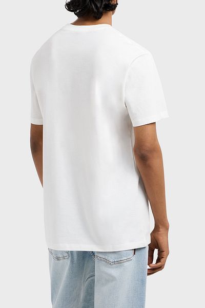 Armani Exchange Armani Exchage 100% Cotton Regular Fit Crew Neck Logo t Shirt Men t Shirt Xm 000761   Af12308 U