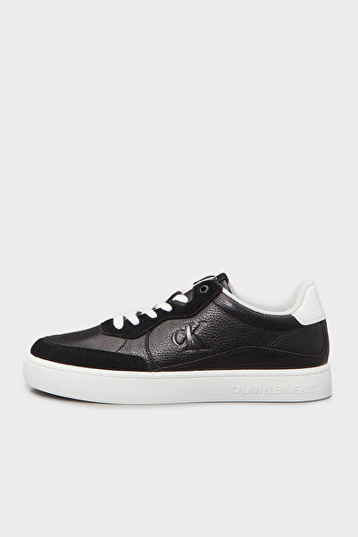 Calvin Klein Deri ve Süet Detaylı Sneaker Ayakkabı YM0YM011530GM Erkek AYAKKABI YM0YM01153 0GM