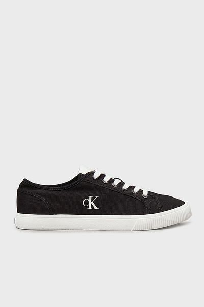 Calvin Klein Boty Calvin Klein Logo Cotton Blend Sneaker YM0YM 012090 GM Pánské BOTY YM0YM01209 0GM