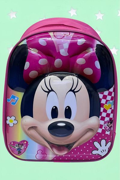 MINNIE 2-6 ani Mouse 5d colorat în relief pentru grădiniță rucsac zilnic și ghiozdan