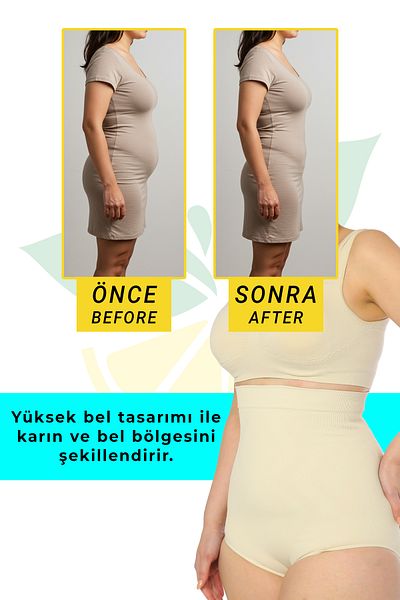 elilom High Waist Meri Slip Corset - Push up Effect and Belly Straightening Shapewear