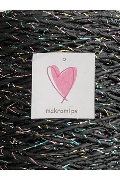 Makromİps Luxury Premium Paper Yarn 2 mm 50 Gr Hand Knitting Yarn Kraft Hobby Packaging Decoration Multi-Purpose