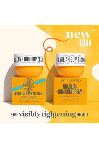 Sol De Janeiro Brazilian Bum Bum Cream 240ml Firming, Moisturizing Body Cream for Smooth, Radian