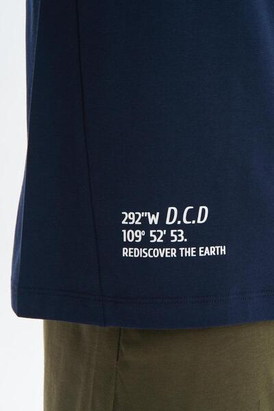 Arma Μπλουζάκι με γιακά ανδρικό φτερωτό Navy Blue Y 29344472202