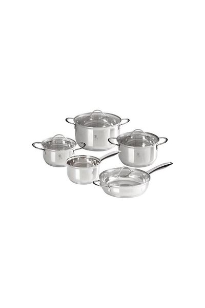 Berlinger Haus 10-piece stainless steel pot set Silver Jewellery Berlinger Haus BH 6660