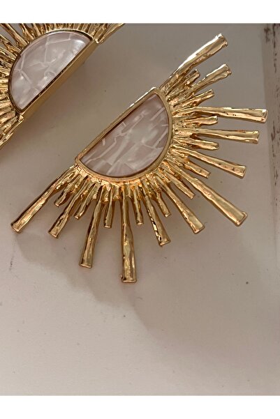 Aka Marka gold güneş küpe