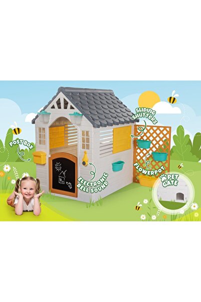 babydoor Toys OYUNCAK Aksesuarlu Oyun Evi 3310 Bahçe Oyuncak Oyun Evi