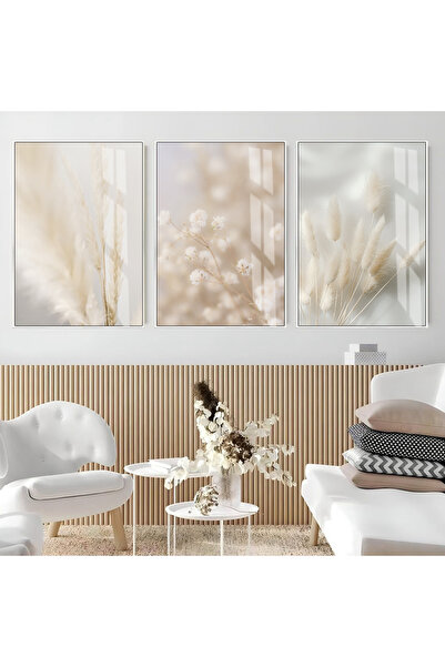 Harika bir ev Hari̇kabi̇rev | Soft | Cream Pampas Grass (Saz Tassel) Combinat...