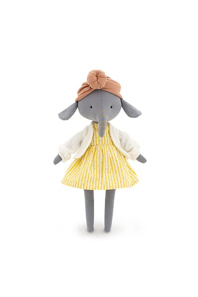 Orange Tree Toys Păpușă textilă - Alice Elefantul - Orange Toys