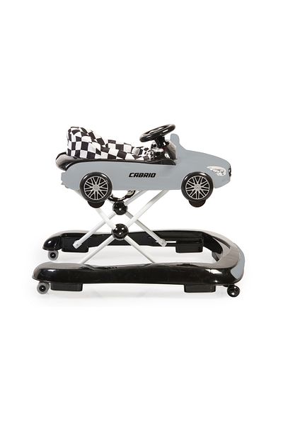 OEM Premergator si antemergator bebelusi Cangaroo Cabrio 2 in 1 Gri, roti fata pivotante 360 grade