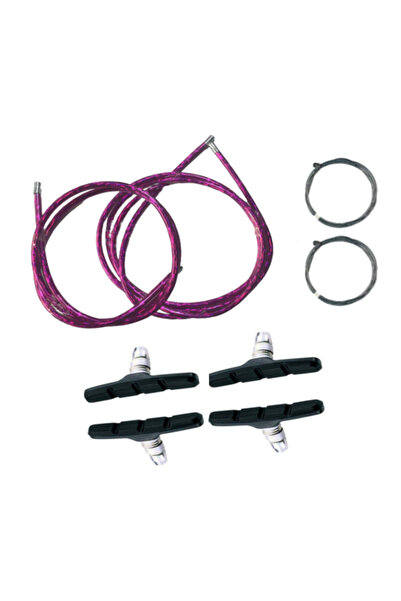 HSGL Bisiklet Fren Kırmızı Fosforlu Kablo Tel Papuç Set Ürün