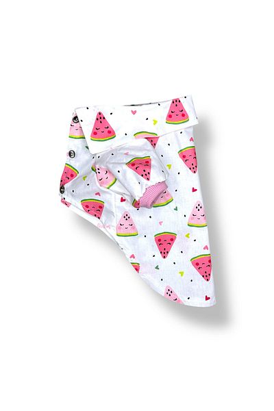 PetiliDünya Watermelon Summer Shirt 100% Cotton Summer Dog Shirt Cat Shirt